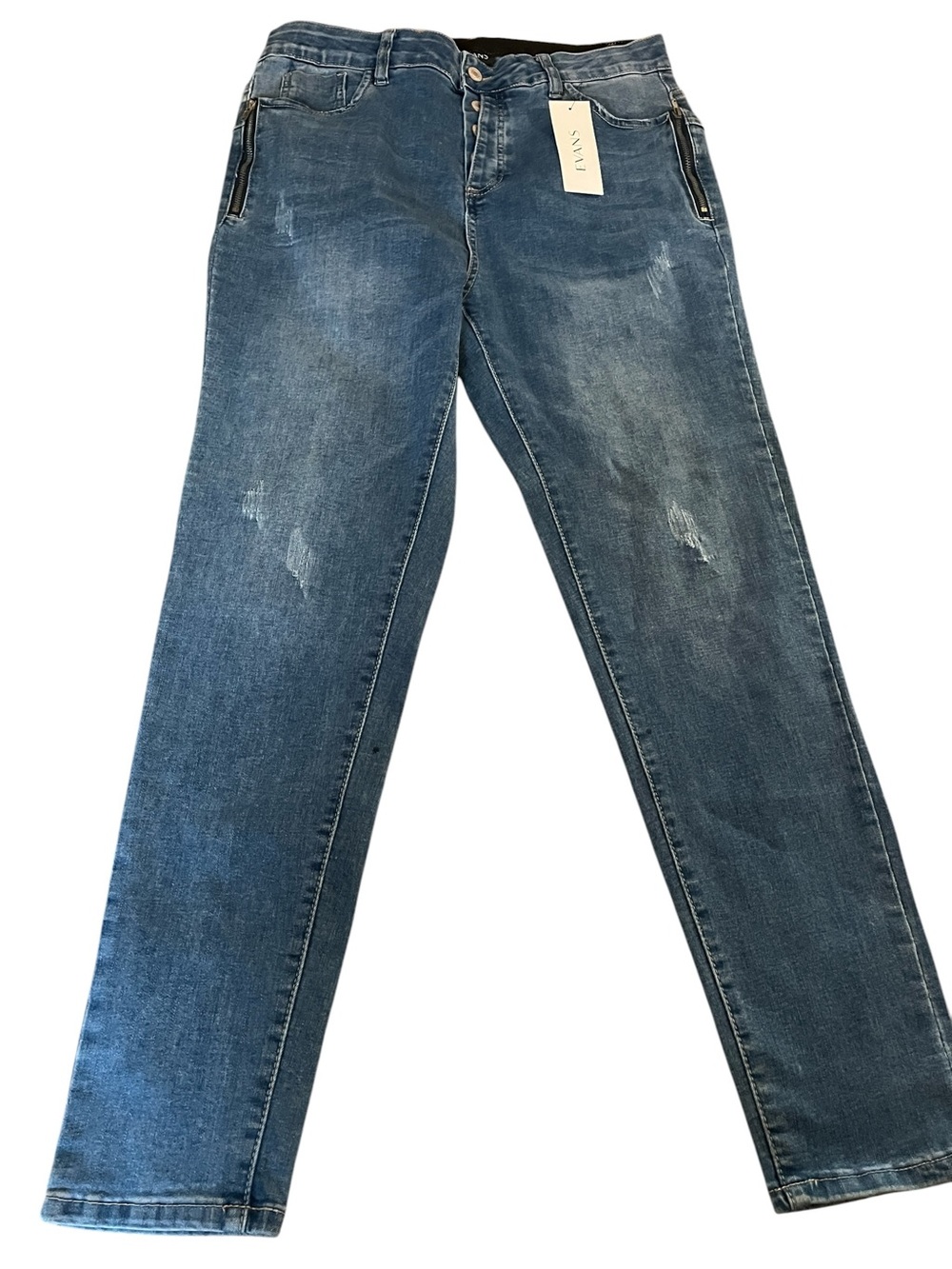 NWT Evans Light to Medium Wash Skinny Jeans Size 14